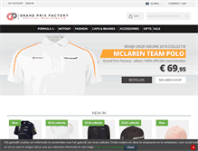 Tablet Screenshot of grandprixfactory.com